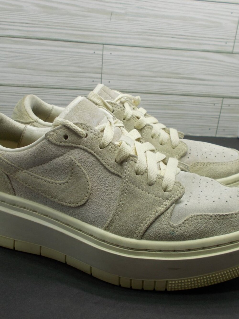 Nike Air Jordan Elevate Low Women's 7 Coconut Milk Suede Shoes
